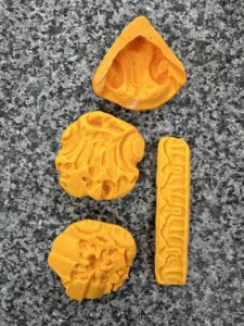Rubber silicone moulds