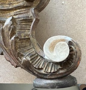 Right bottom ornament DT.