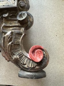 Right bottom ornament DT.
